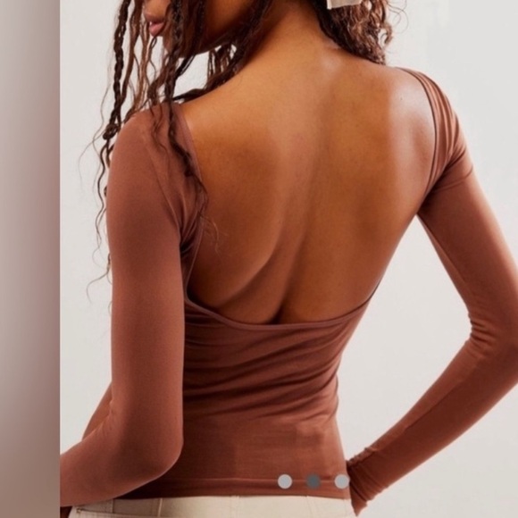 Free People Low Back Seamless Top - Picture 2 of 2